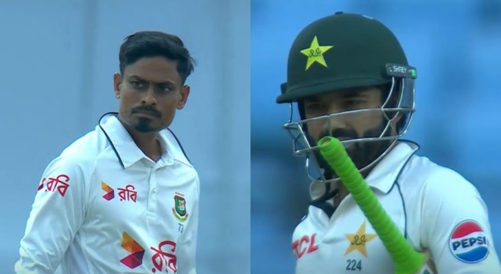 চা বিরতির আগে জুটি ভাঙলেন তাইজুল